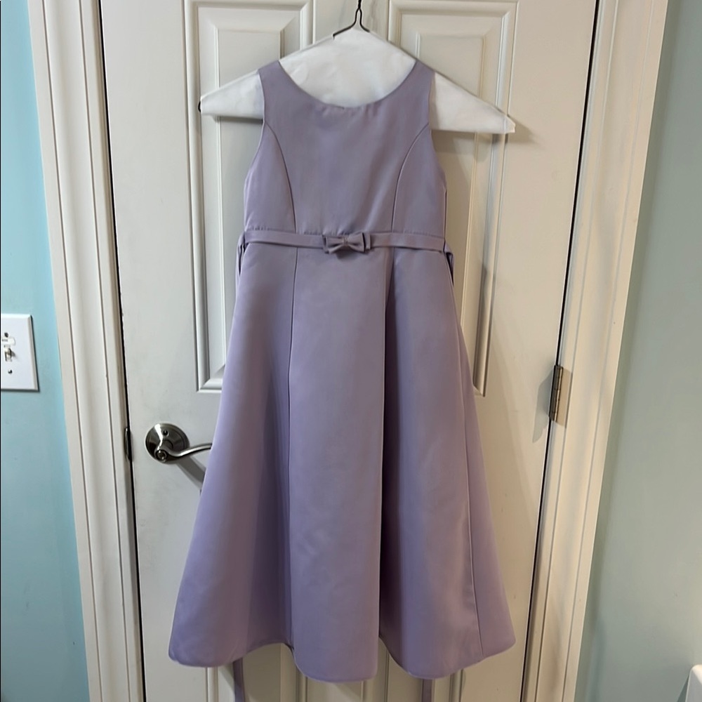 Tip Top Kids Purple A-Line Sleeveless Dress for Weddings